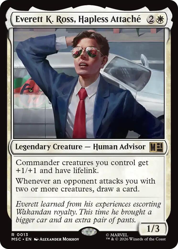 Everett K. Ross, Hapless Attache (Surge Foil) [Marvel Super Heroes Commander] | Chromatic Games