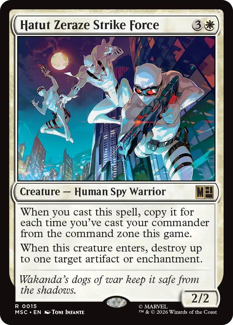 Hatut Zeraze Strike Force (Surge Foil) [Marvel Super Heroes Commander] | Chromatic Games