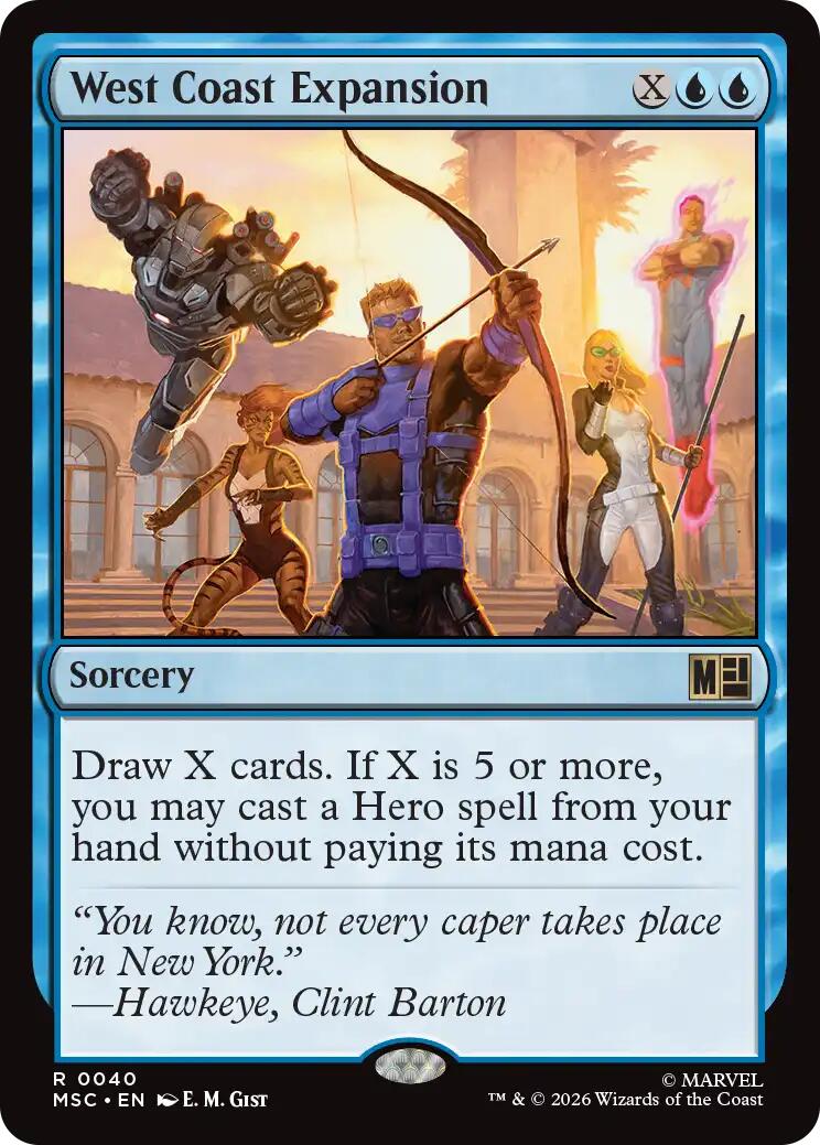 West Coast Expansion (Surge Foil) [Marvel Super Heroes Commander] | Chromatic Games