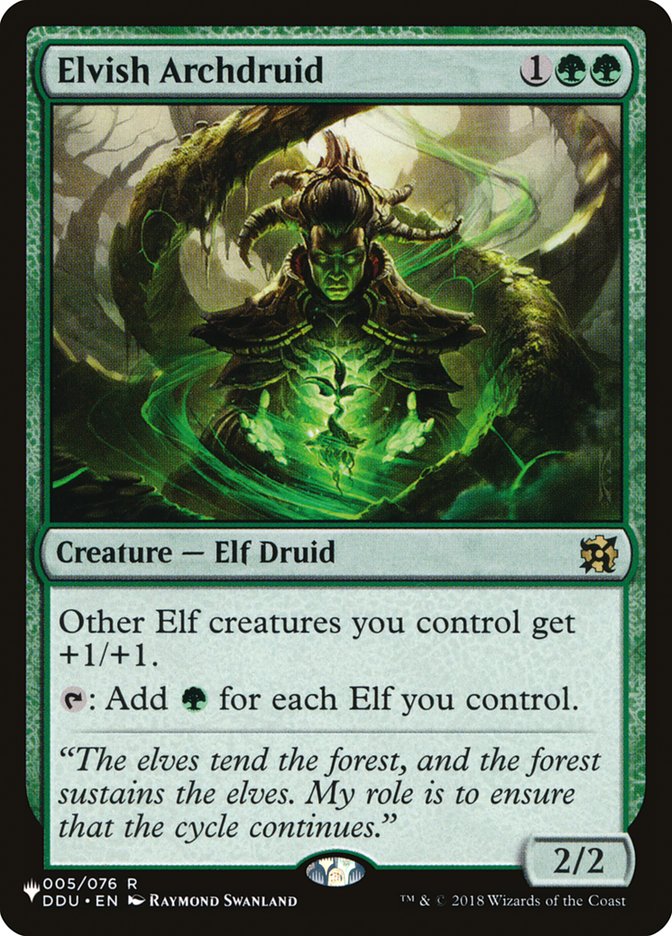 Elvish Archdruid [The List] | Chromatic Games