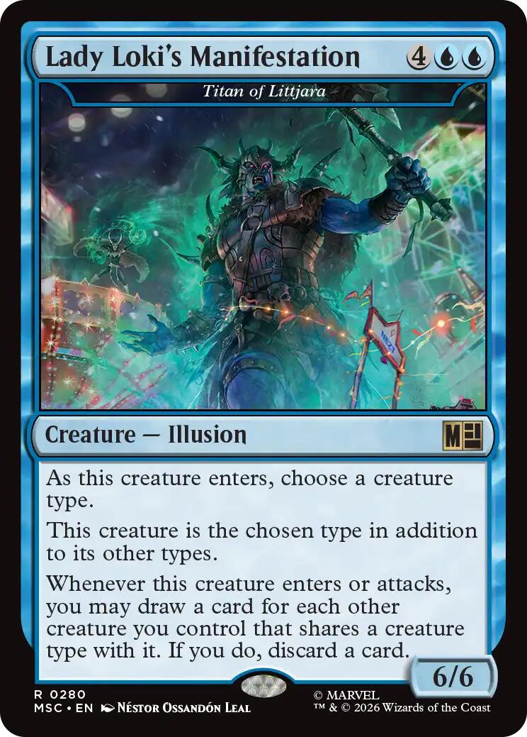 Lady Loki's Manifestation - Titan of Littjara (Surge Foil) [Marvel Super Heroes Commander] | Chromatic Games