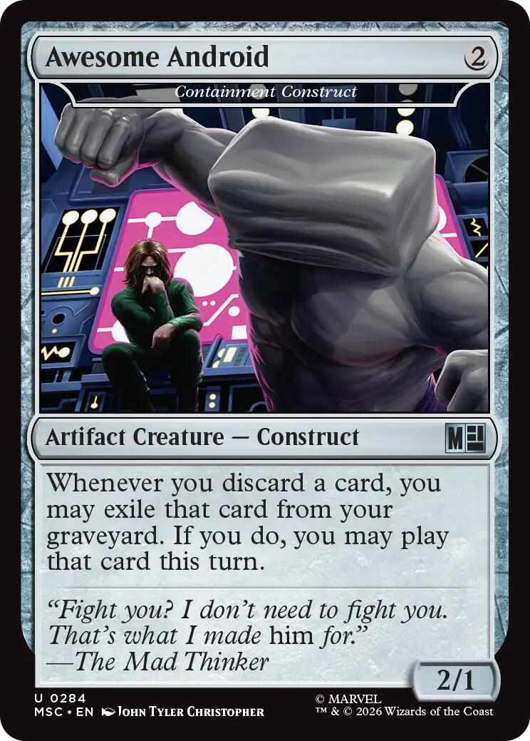 Awesome Android - Containment Construct (Surge Foil) [Marvel Super Heroes Commander] | Chromatic Games