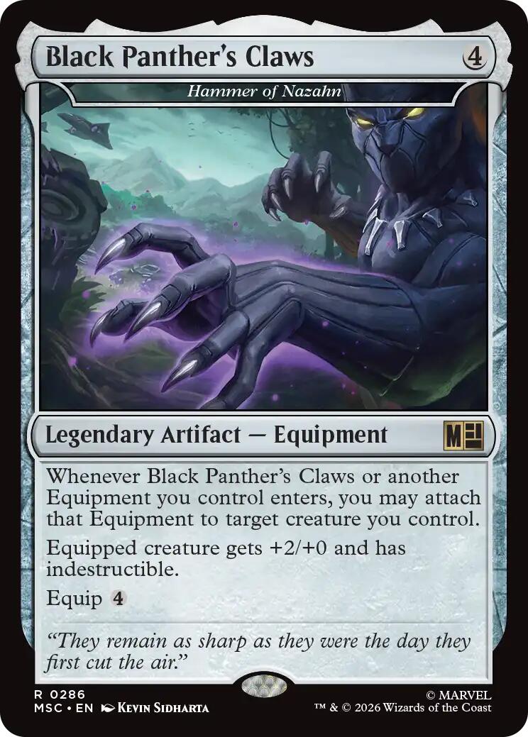 Black Panther's Claws - Hammer of Nazahn [Marvel Super Heroes Commander] | Chromatic Games