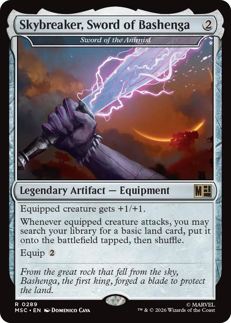 Skybreaker, Sword of Bashenga - Sword of the Animist [Marvel Super Heroes Commander] | Chromatic Games