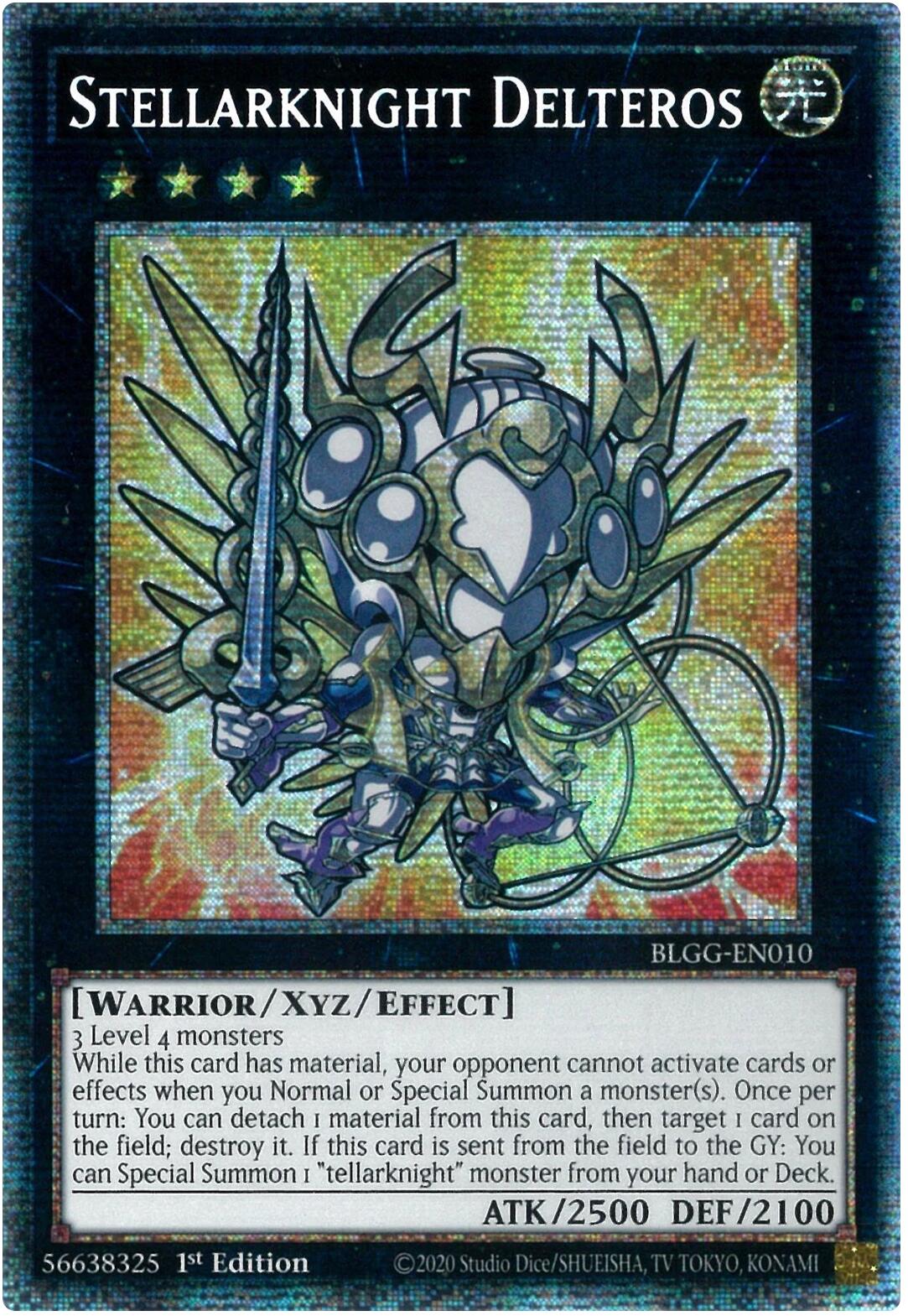 Stellarknight Delteros (Starlight Rare) [BLGG-EN010] Starlight Rare | Chromatic Games