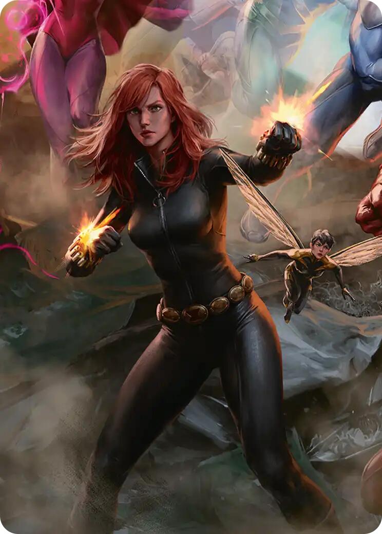 Black Widow, Intel Expert Art Card [Marvel Super Heroes Art Series] | Chromatic Games