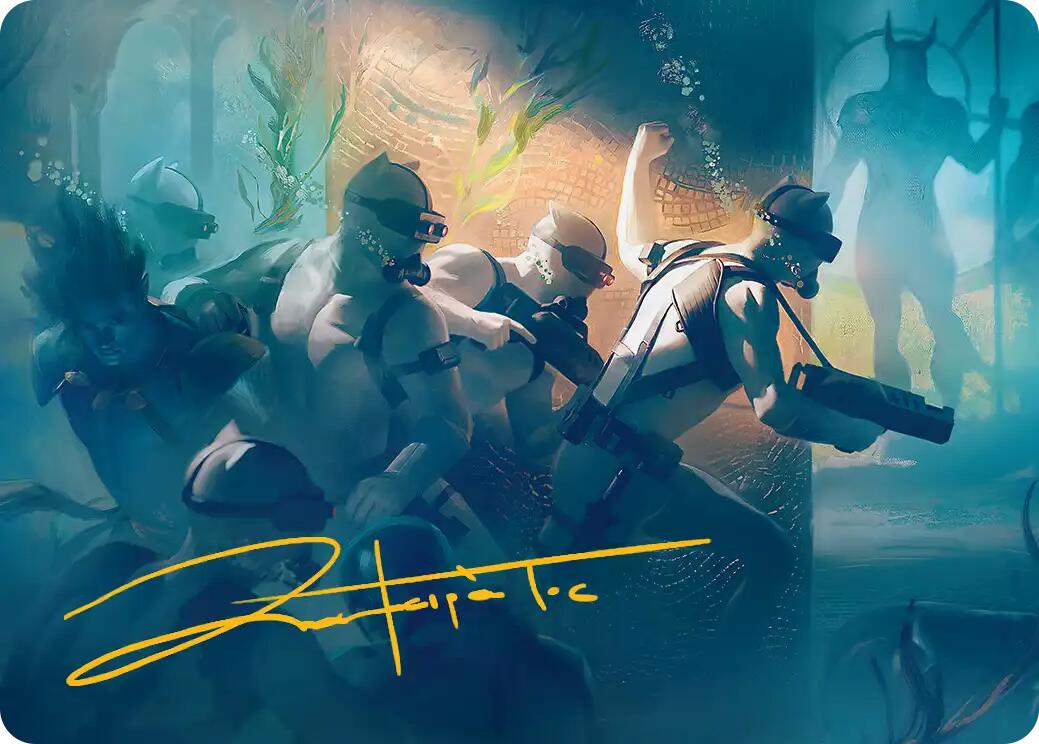 Martial Coup Art Card (Gold-Stamped Signature) [Marvel Super Heroes Art Series] | Chromatic Games