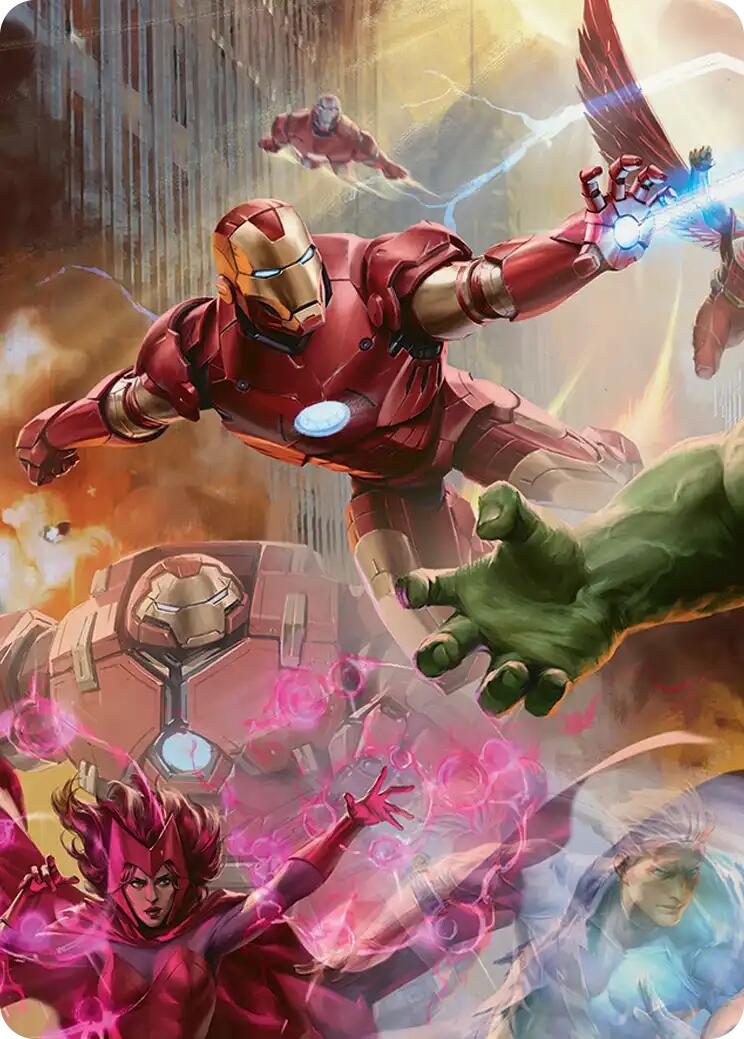 Iron Man, Futurist Paragon Art Card [Marvel Super Heroes Art Series] | Chromatic Games