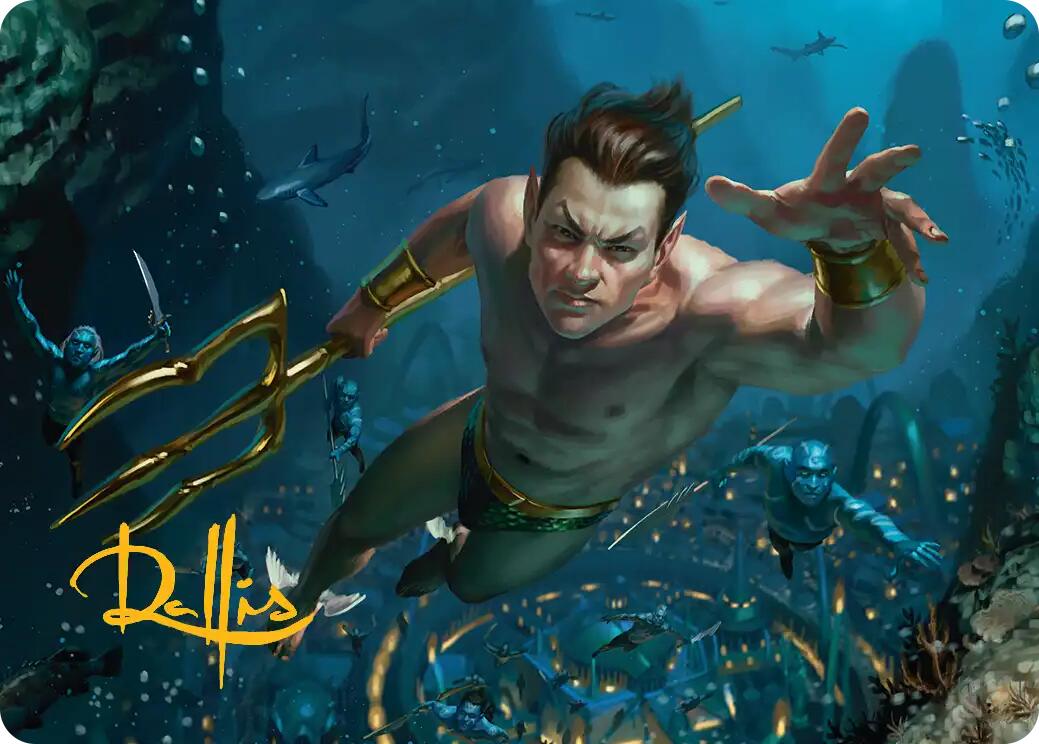 Namor the Sub-Mariner Art Card (Gold-Stamped Signature) [Marvel Super Heroes Art Series] | Chromatic Games
