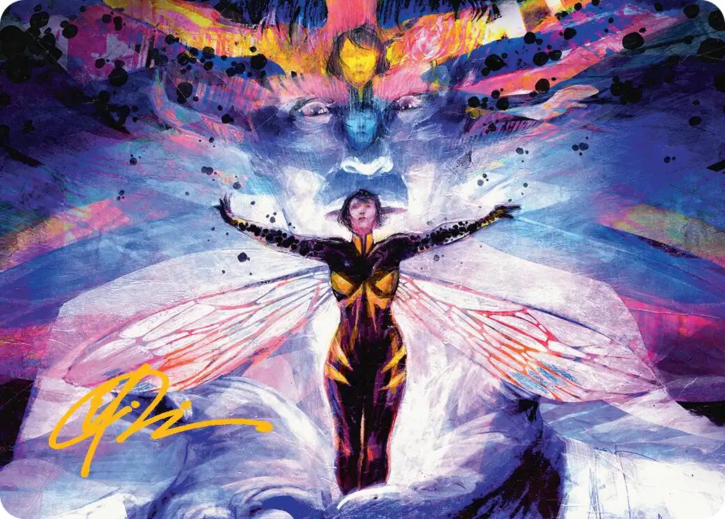 Pym Particles Art Card (Gold-Stamped Signature) [Marvel Super Heroes Art Series] | Chromatic Games