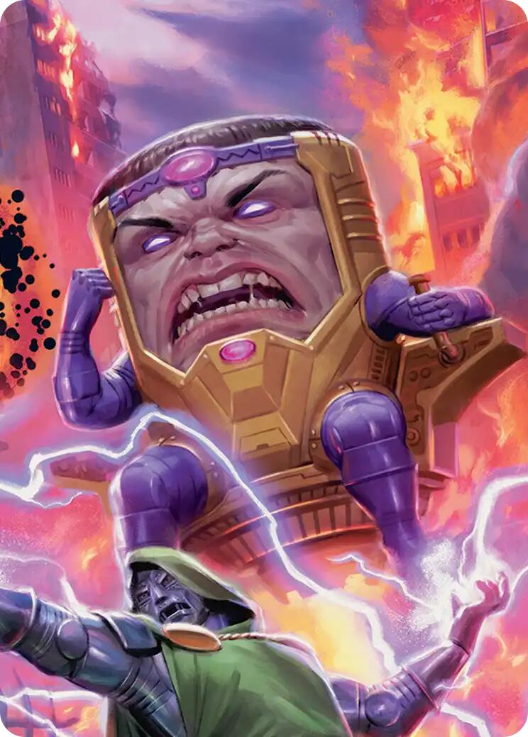 M.O.D.O.K., Evil Intellect Art Card [Marvel Super Heroes Art Series] | Chromatic Games