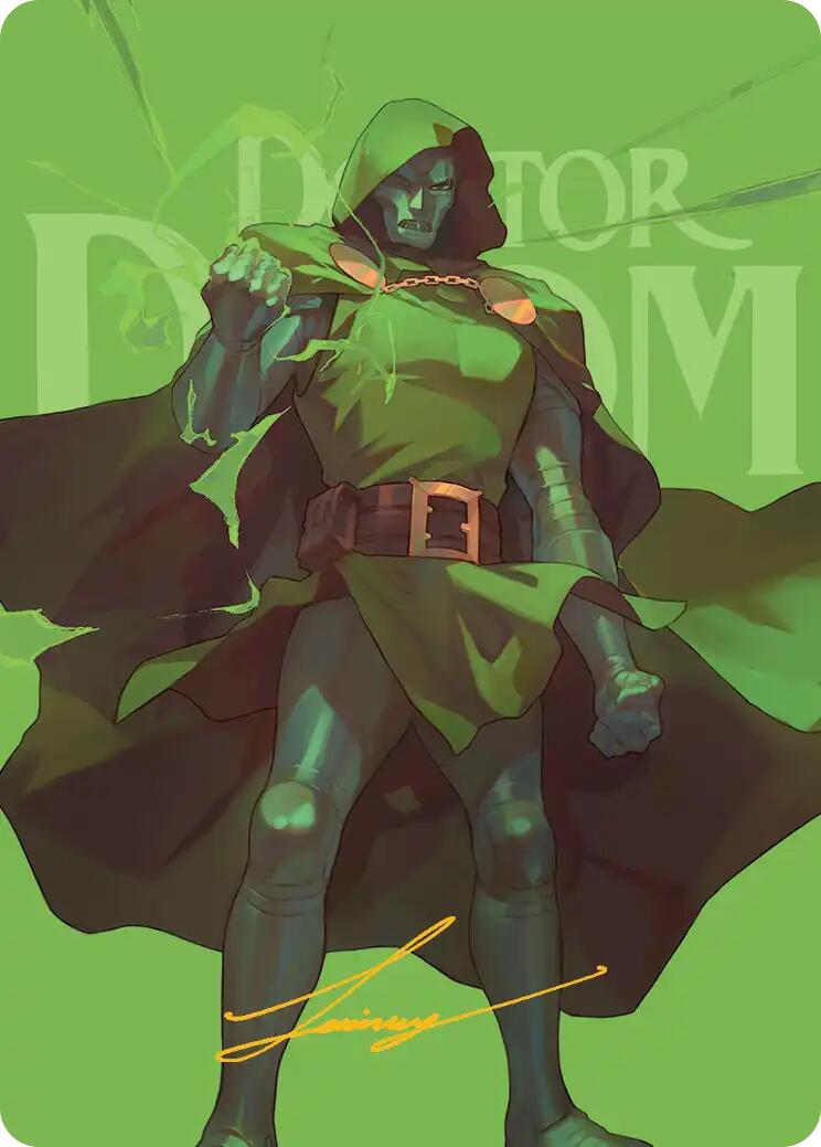 Doctor Doom Art Card (Gold-Stamped Signature) [Marvel Super Heroes Art Series] | Chromatic Games