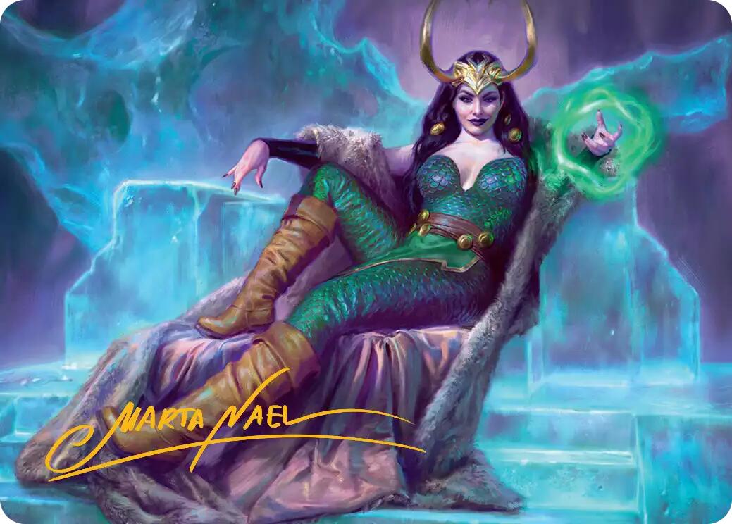 Lady Loki, Agent of Chaos Art Card (Gold-Stamped Signature) [Marvel Super Heroes Art Series] | Chromatic Games