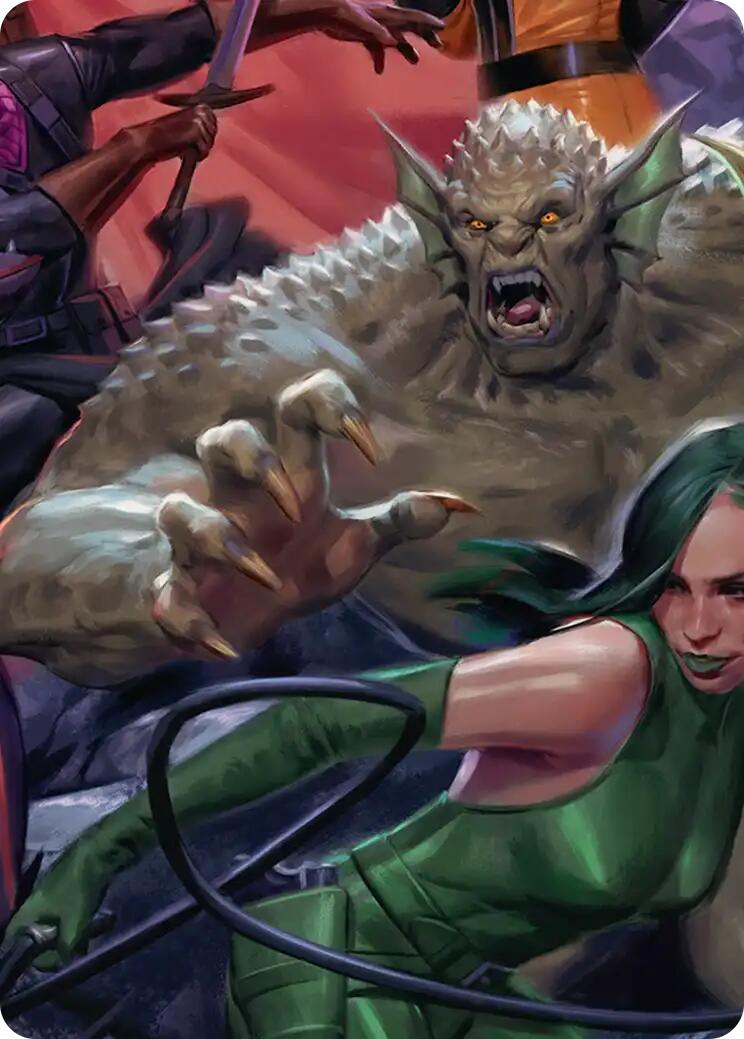Abomination, Irradiated Brute Art Card [Marvel Super Heroes Art Series] | Chromatic Games
