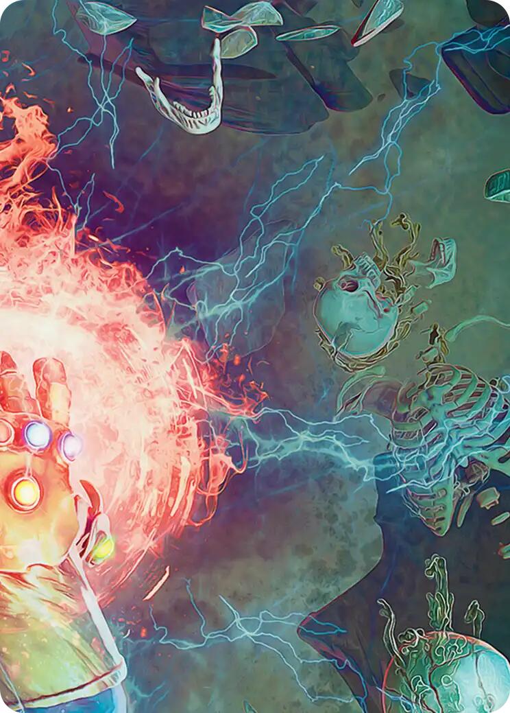 Thanos, the Mad Titan Art Card (3/9) [Marvel Super Heroes Art Series] | Chromatic Games