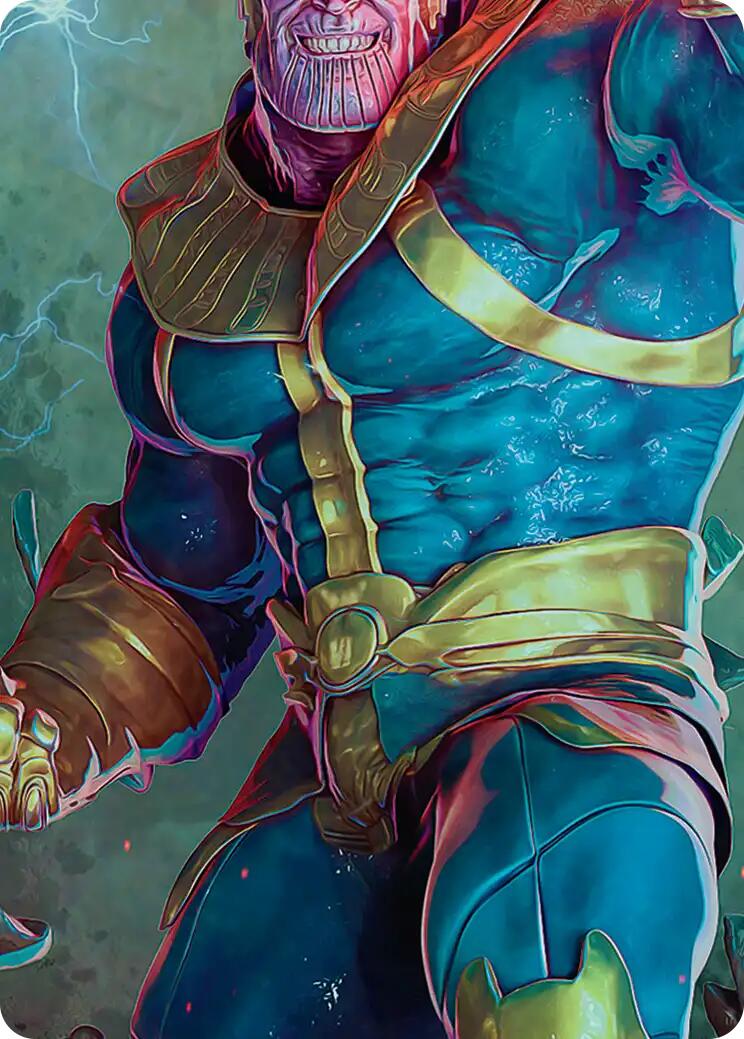 Thanos, the Mad Titan Art Card (5/9) [Marvel Super Heroes Art Series] | Chromatic Games
