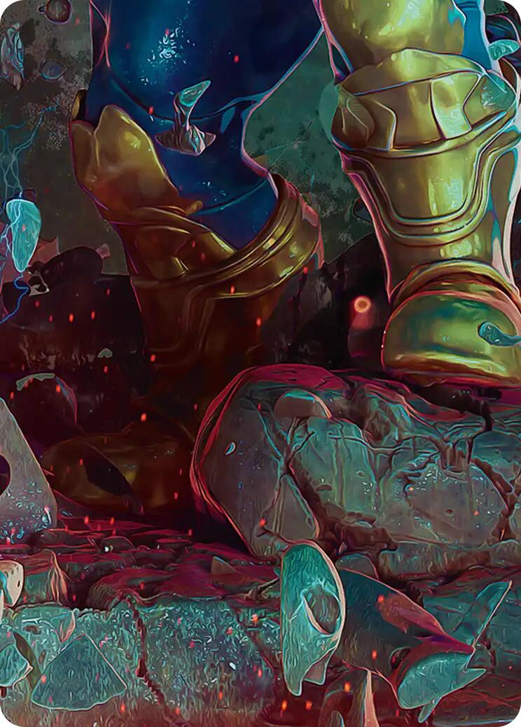 Thanos, the Mad Titan Art Card (8/9) [Marvel Super Heroes Art Series] | Chromatic Games
