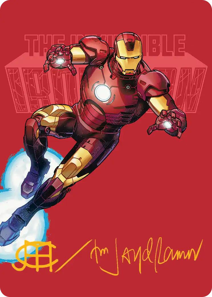 The Invincible Iron Man Art Card (Gold-Stamped Signature) [Marvel Super Heroes Art Series] | Chromatic Games