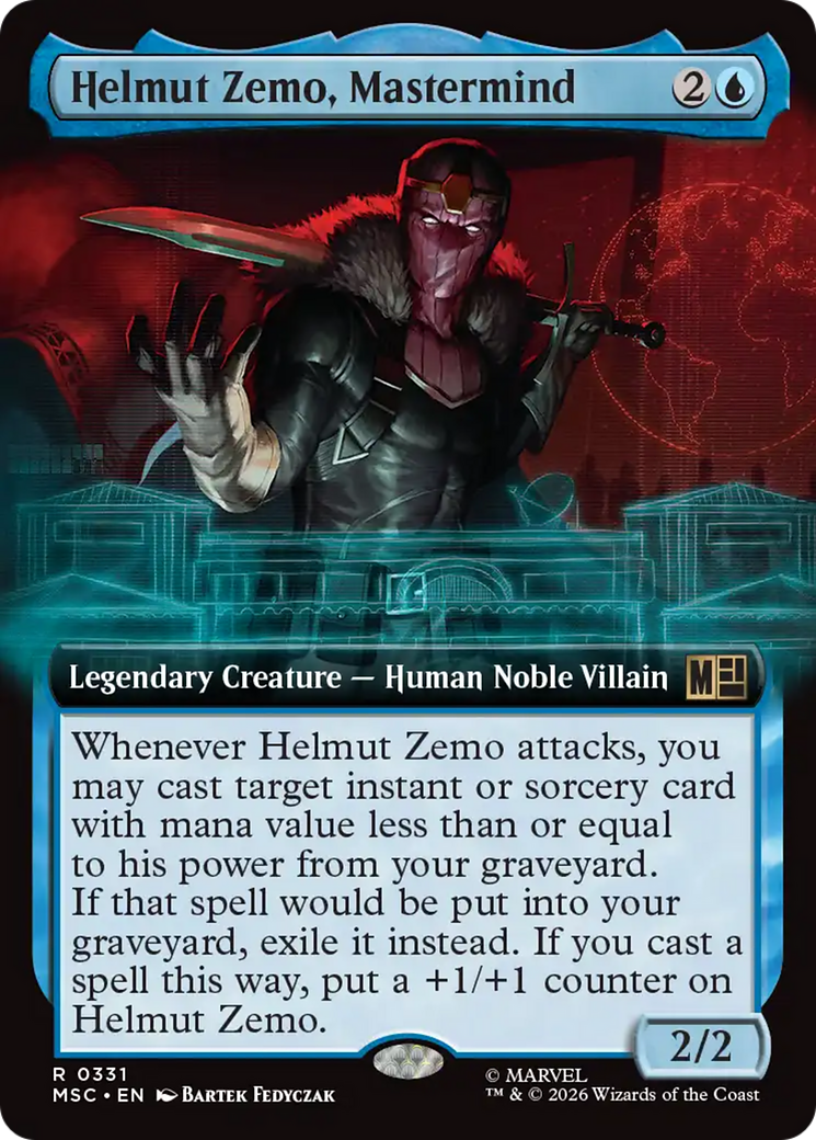 Helmut Zemo, Mastermind (Extended Art) [Marvel Super Heroes Commander] | Chromatic Games