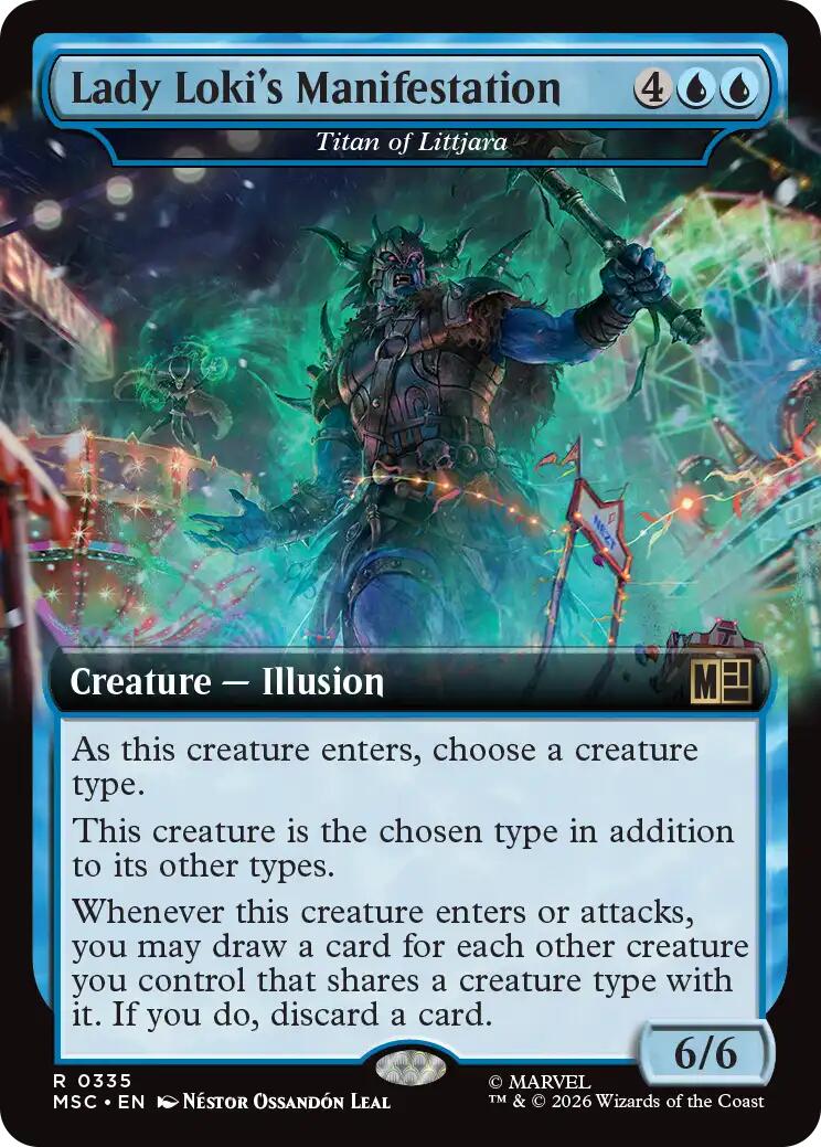 Lady Loki's Manifestation - Titan of Littjara (Extended Art) [Marvel Super Heroes Commander] | Chromatic Games