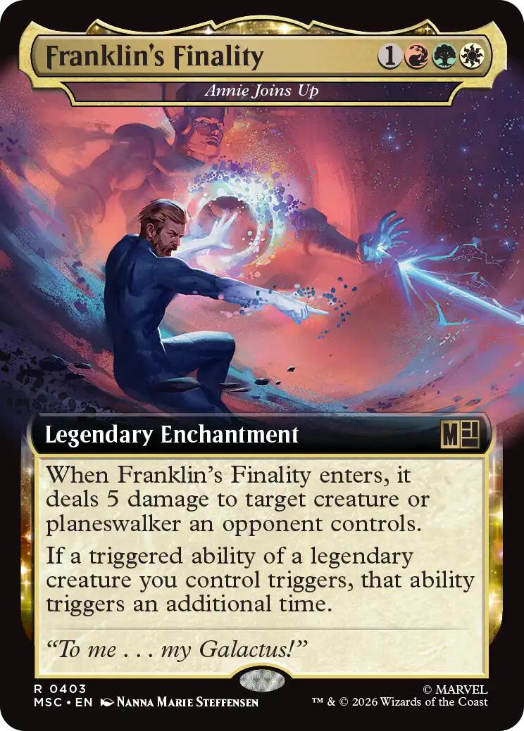 Franklin's Finality - Annie Joins Up (Extended Art) [Marvel Super Heroes Commander] | Chromatic Games