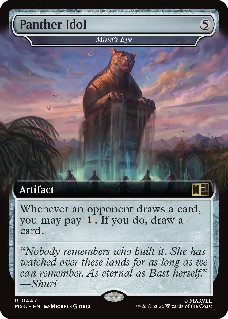 Panther Idol - Mind's Eye (Extended Art) [Marvel Super Heroes Commander] | Chromatic Games