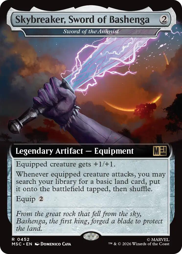 Skybreaker, Sword of Bashenga - Sword of the Animist (Extended Art) [Marvel Super Heroes Commander] | Chromatic Games