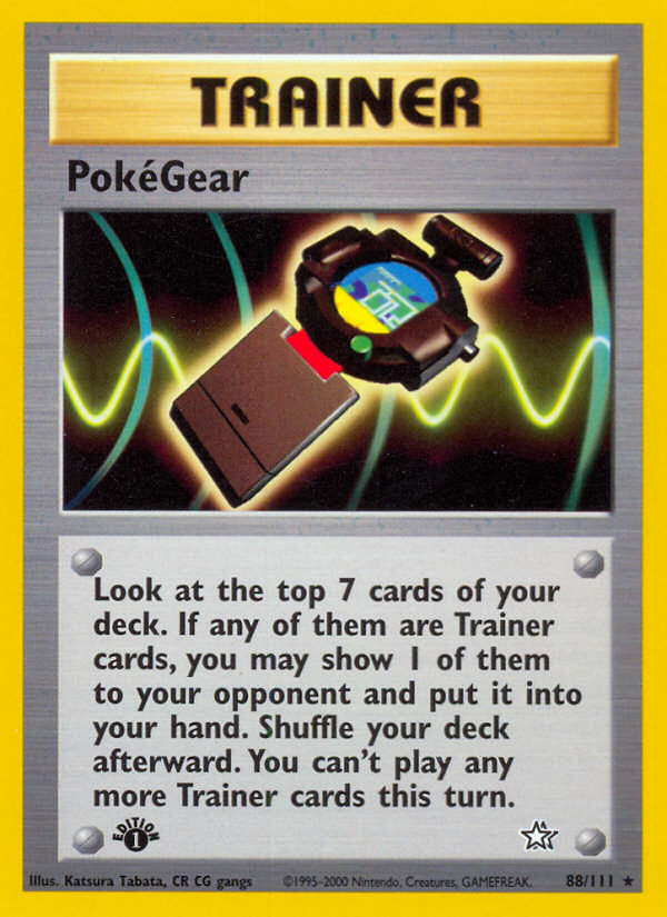 PokeGear (88/111) [Neo Genesis 1st Edition] | Chromatic Games