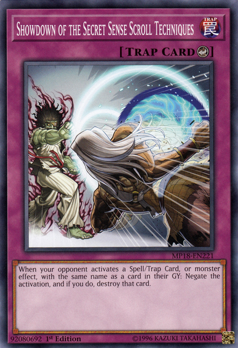 Showdown of the Secret Sense Scroll Techniques [MP18-EN221] Common | Chromatic Games