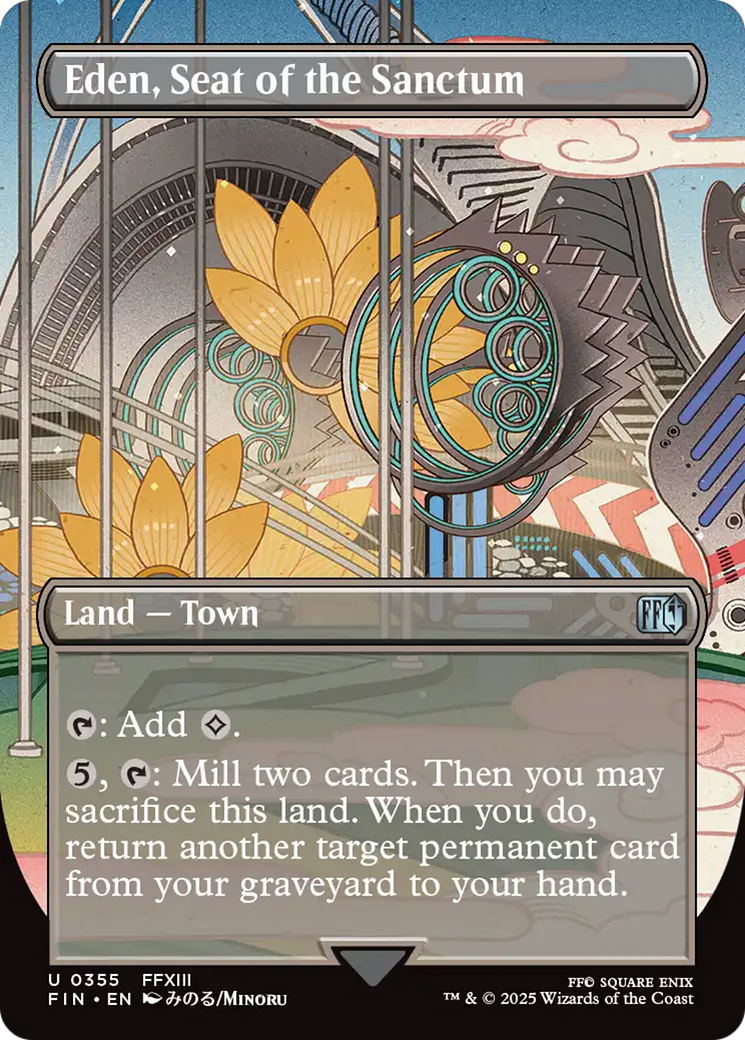 Eden, Seat of the Sanctum (Borderless) [FINAL FANTASY] | Chromatic Games