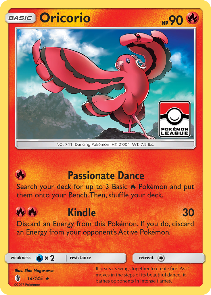 Oricorio (14/145) [Sun & Moon: Guardians Rising] | Chromatic Games