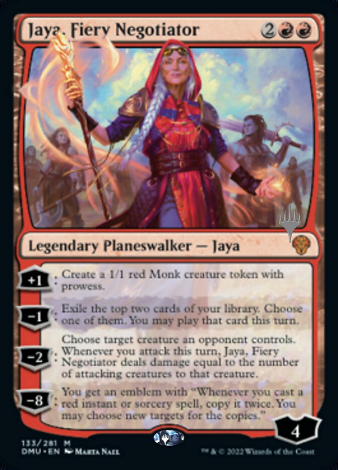 Jaya, Fiery Negotiator (Promo Pack) [Dominaria United Promos] | Chromatic Games