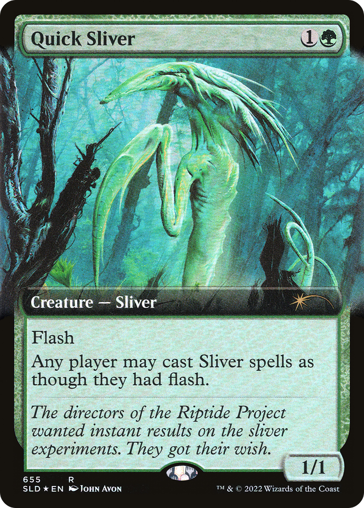 Quick Sliver (Extended Art) [Secret Lair Drop Promos] | Chromatic Games