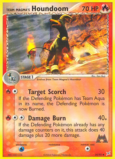 Team Magma's Houndoom (34/95) [EX: Team Magma vs Team Aqua] | Chromatic Games