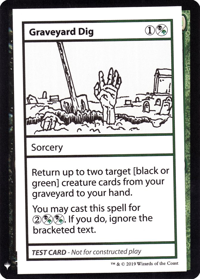 Graveyard Dig [Mystery Booster Playtest Cards] | Chromatic Games