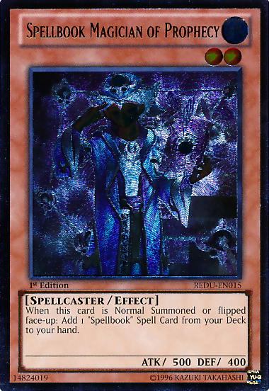Spellbook Magician of Prophecy [REDU-EN015] Ultimate Rare | Chromatic Games