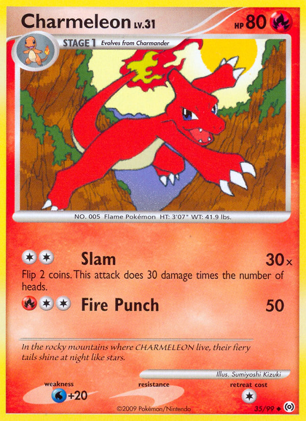 Charmeleon (35/99) [Platinum: Arceus] | Chromatic Games