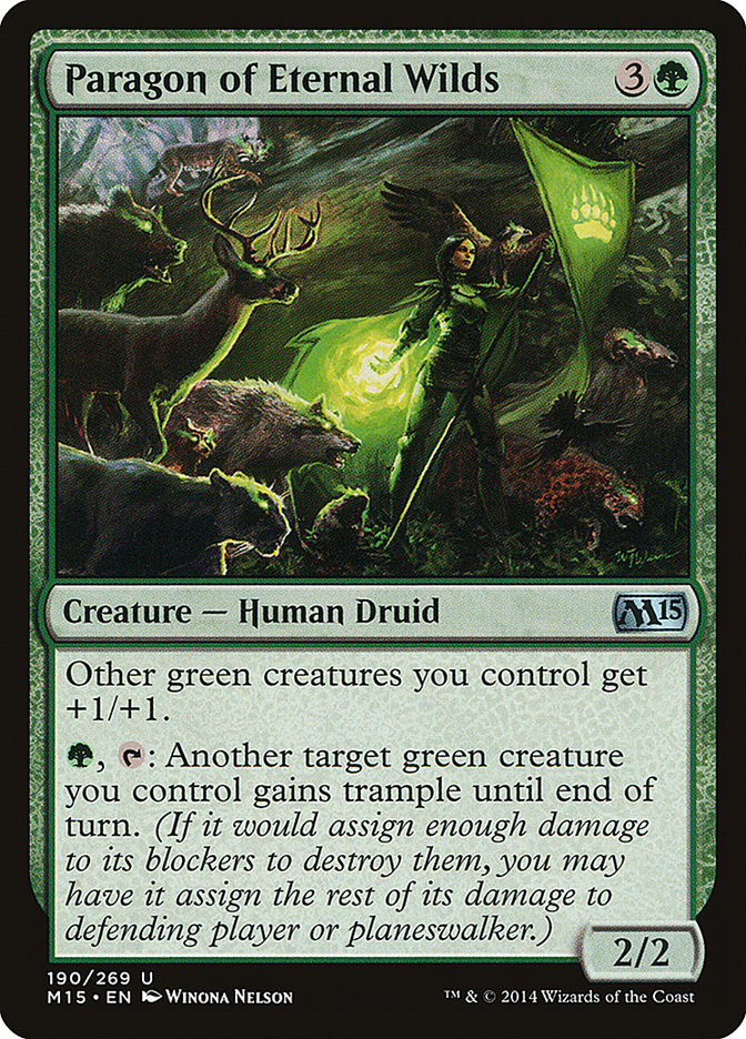 Paragon of Eternal Wilds 190/269 (Magic 2015 (M15))  | Chromatic Games