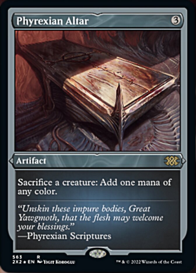 Phyrexian Altar (Foil Etched) [Double Masters 2022] | Chromatic Games