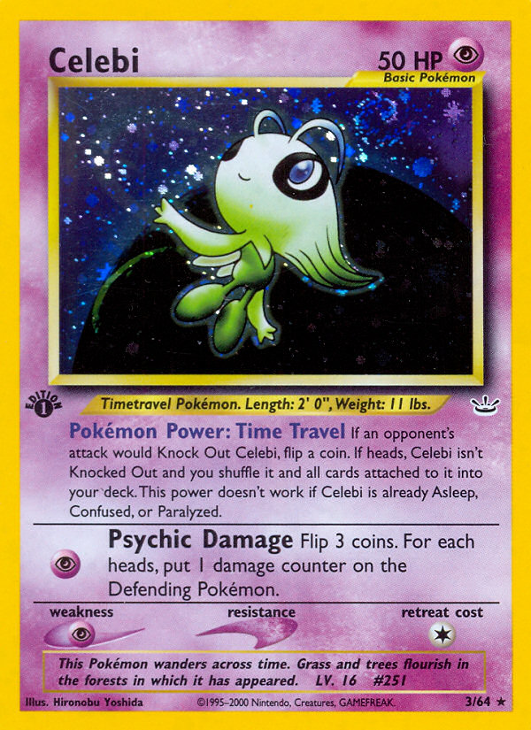 Celebi (3/64) [Neo Revelation 1st Edition] | Chromatic Games