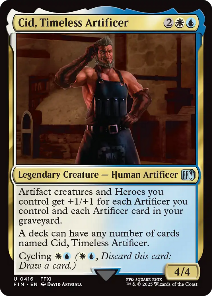 Cid, Timeless Artificer (0416) [FINAL FANTASY] | Chromatic Games