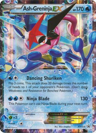 Ash-Greninja EX (XY133) (Jumbo Card) [XY: Black Star Promos] | Chromatic Games