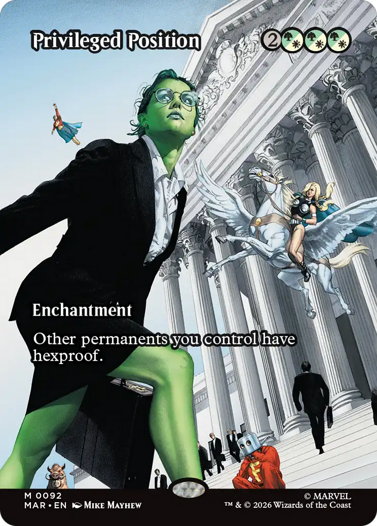 Privileged Position (Borderless) [Marvel Universe: Eternal-Legal] | Chromatic Games