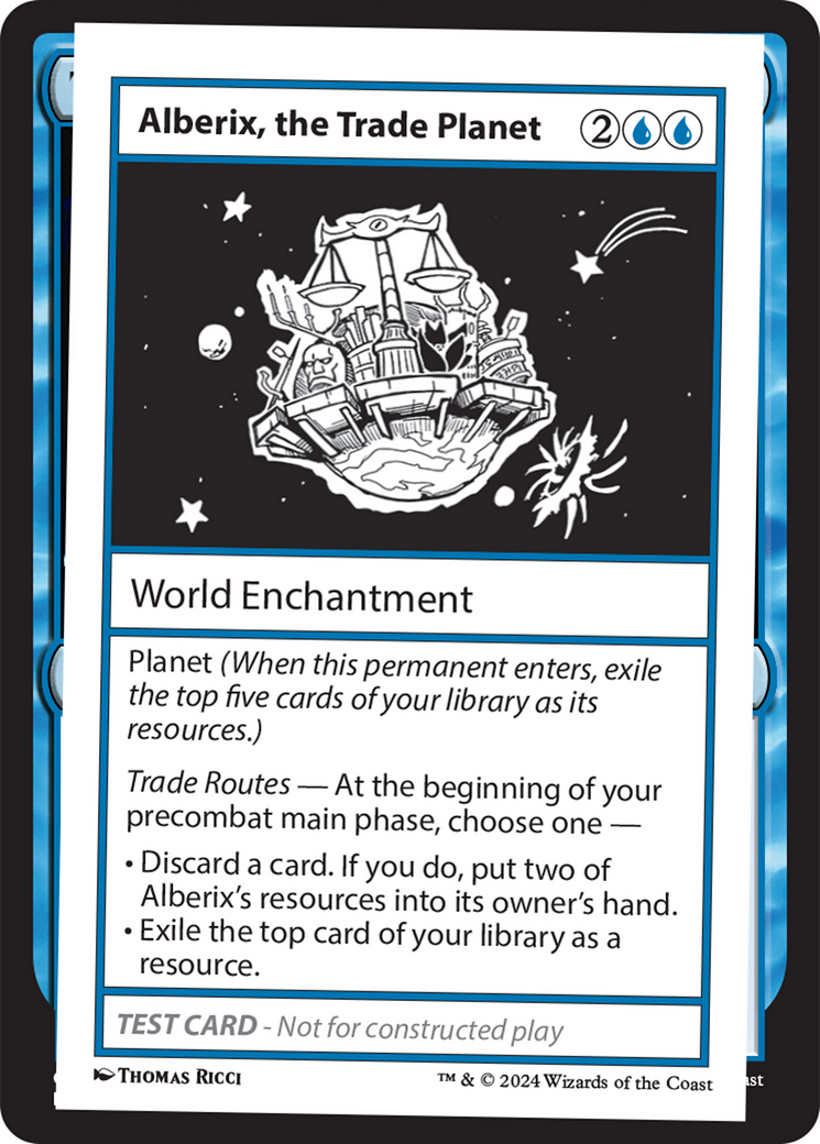 Alberix, the Trade Planet [Mystery Booster 2 Playtest Cards] | Chromatic Games