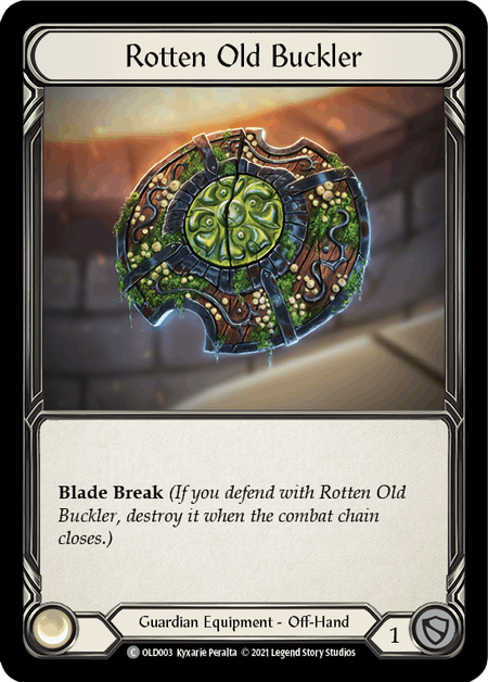 Rotten Old Buckler [OLD003] (Tales of Aria Oldhim Blitz Deck)  1st Edition Normal | Chromatic Games