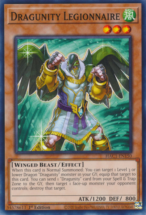 Dragunity Legionnaire [HAC1-EN150] Common | Chromatic Games