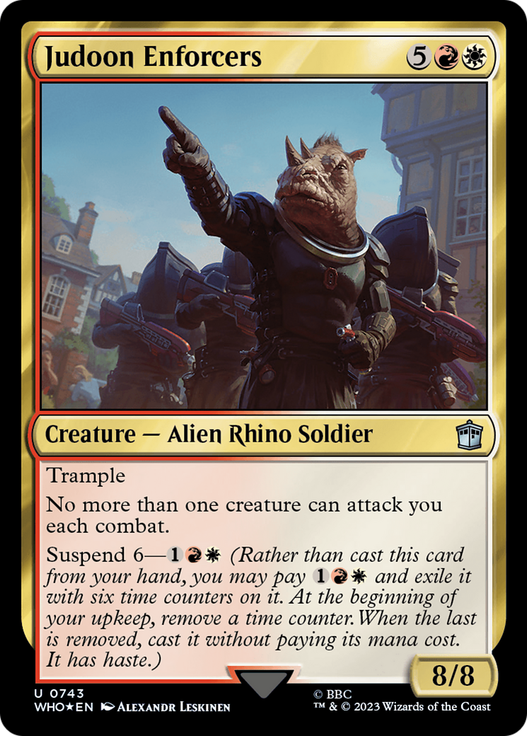 Judoon Enforcers (Surge Foil) [Doctor Who] | Chromatic Games