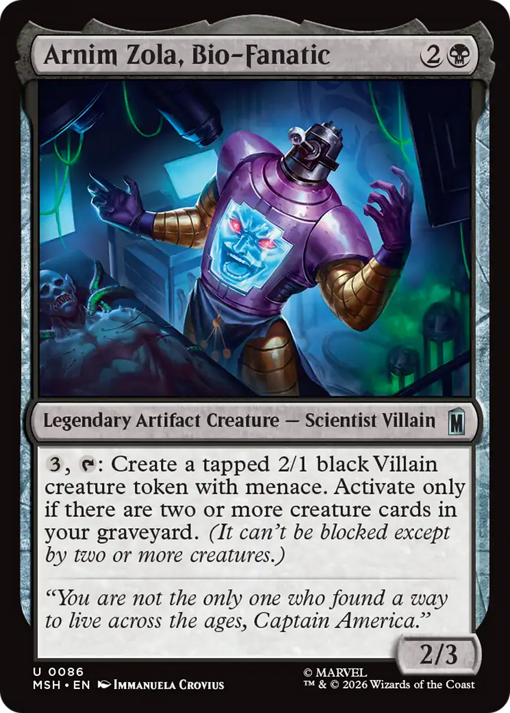 Arnim Zola, Bio-Fanatic [Marvel Super Heroes] | Chromatic Games