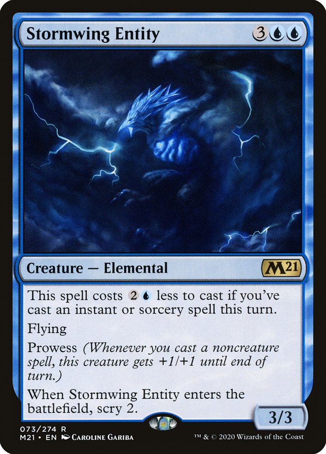 Stormwing Entity 73 (Core Set 2021)  - Foil | Chromatic Games