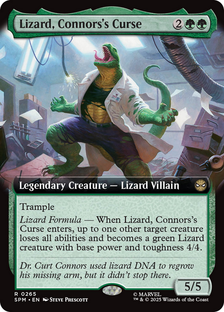 Lizard, Connors's Curse (Extended Art) [Marvel's Spider-Man] | Chromatic Games